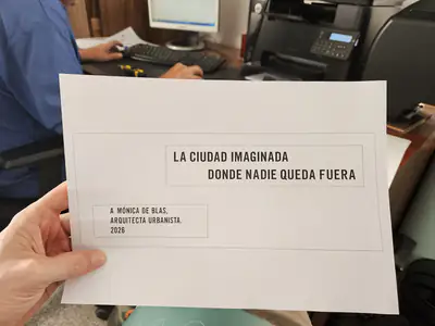 La plantilla de las inscripciones, en papel